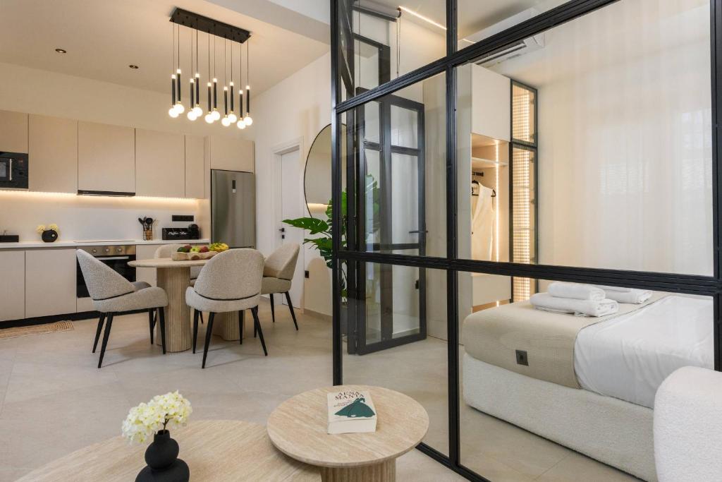 Fully equipped kitchen with dishwasher and coffee machine – Sentio Thassos