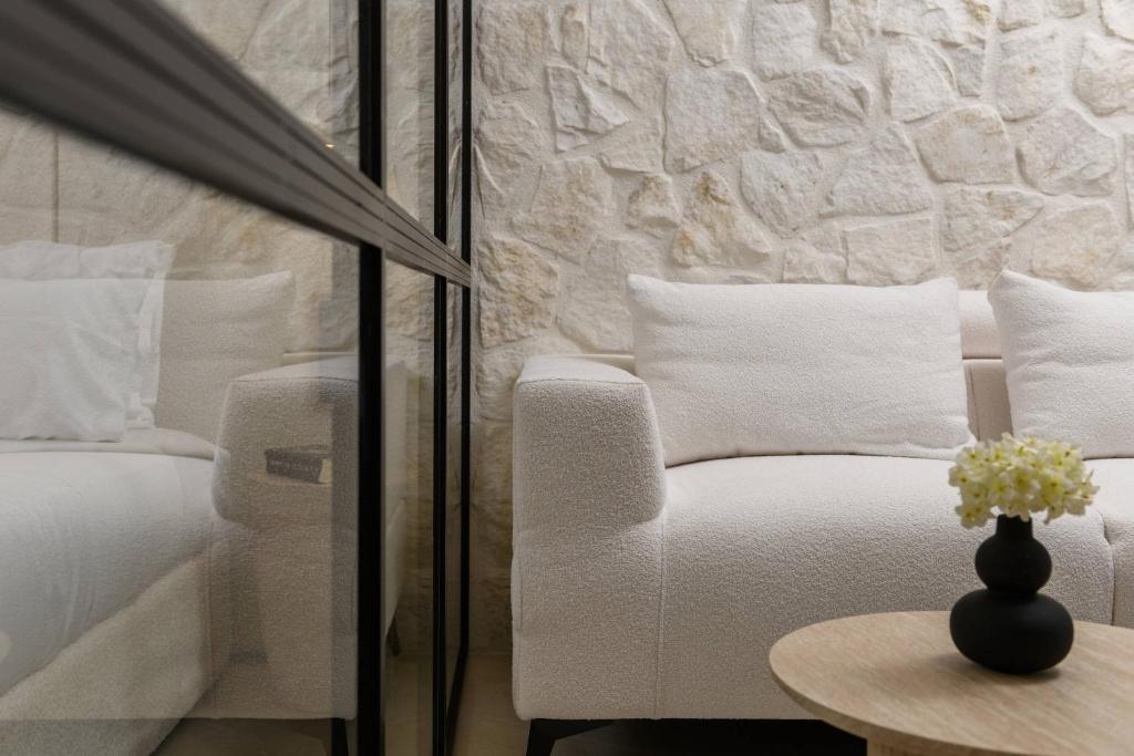 Sentio Thassos Suites exterior with garden and jacuzzi