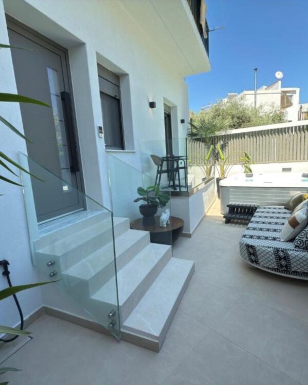 Sentio Thassos Suites exterior with garden and jacuzzi